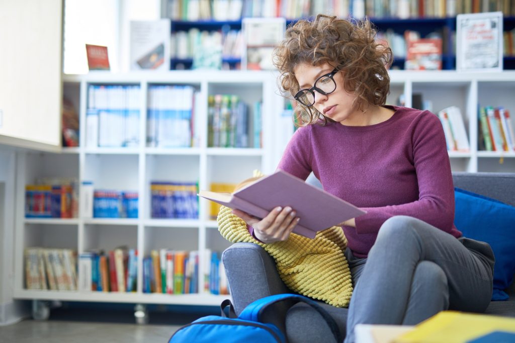 getting knowledge at library